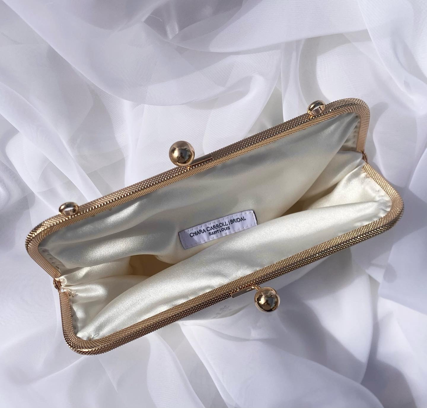 Rose Brocade Clutch